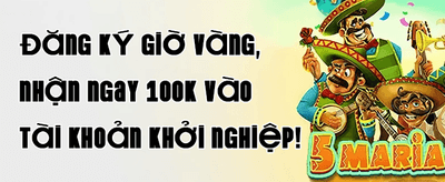 Thưởng Chào Mừng 100% promotion banner